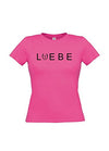 Damen T-Shirt - Liebe & Lebe - 100% Baumwolle ÖkoTex Handmade