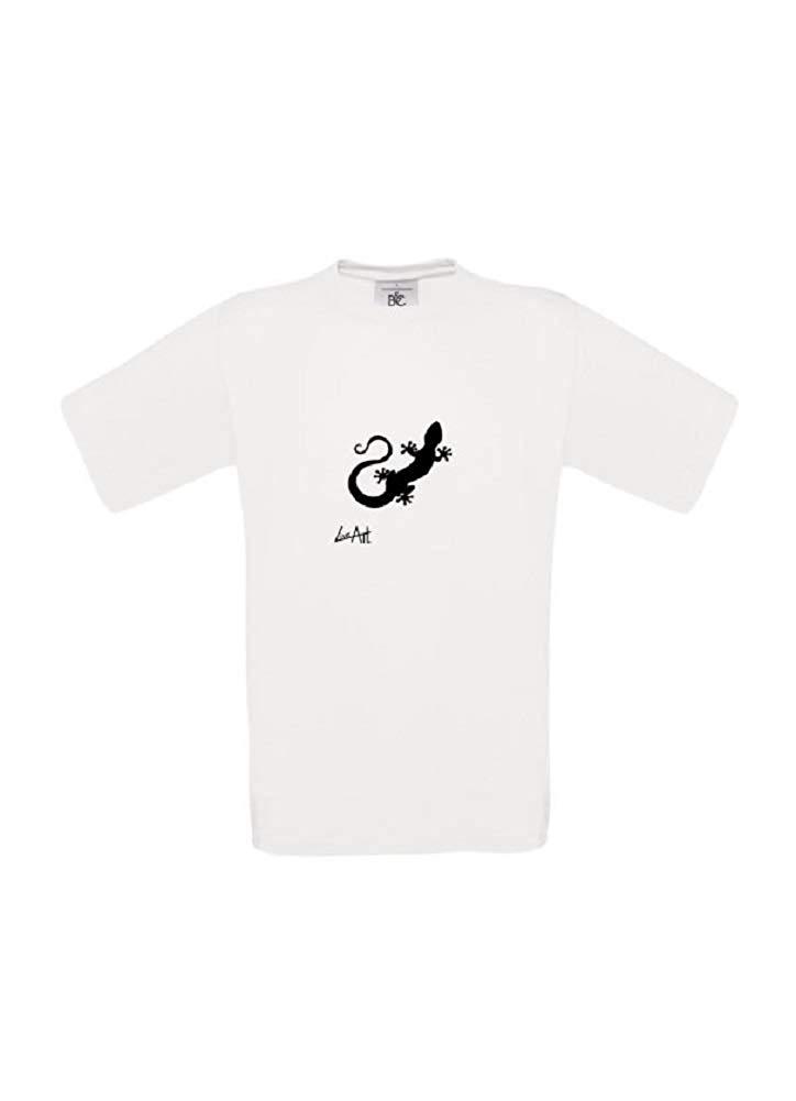 Herren T-Shirt - Gecko - 100% Baumwolle ÖkoTex Handmade - Laake®