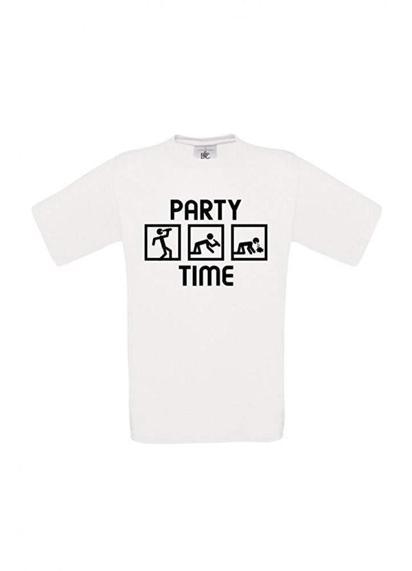 Männer T-Shirt - Party Time - 100% Baumwolle ÖkoTex Handmade - Laake®