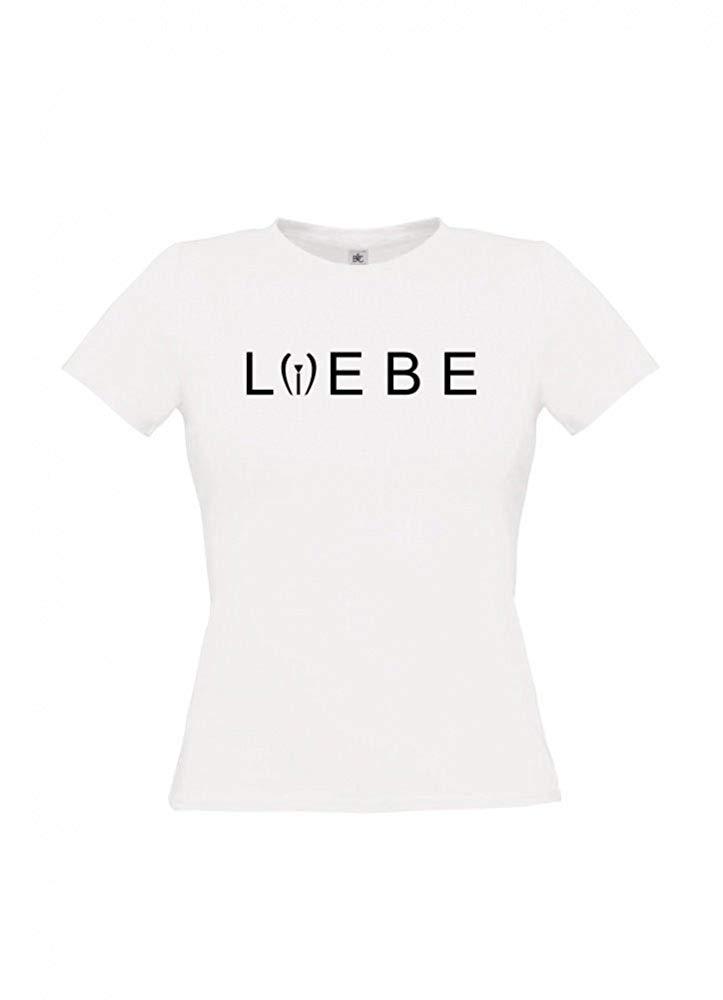 Damen T-Shirt - Liebe & Lebe - 100% Baumwolle ÖkoTex Handmade - Laake®