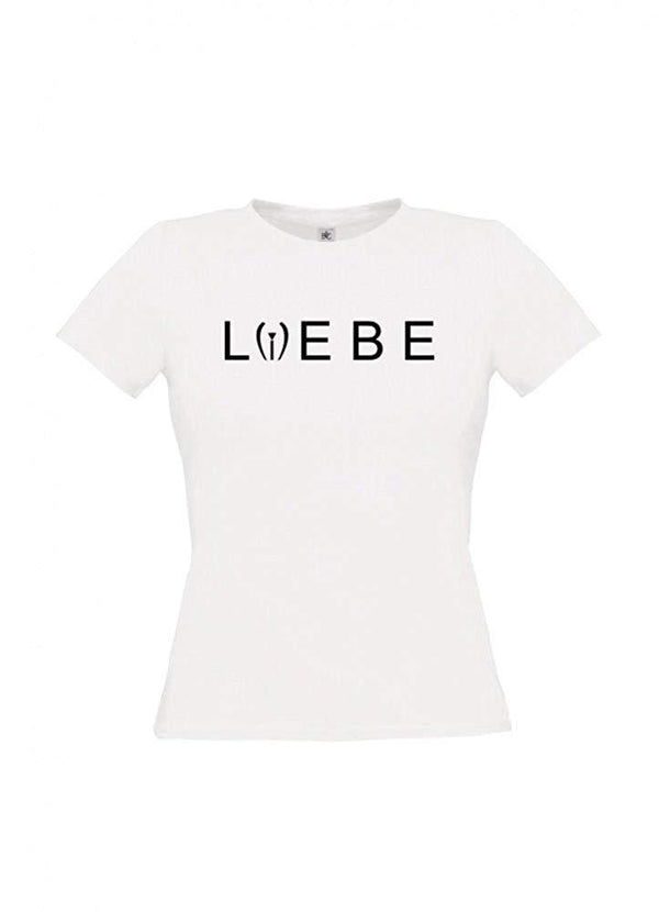 Damen T-Shirt - Liebe & Lebe - 100% Baumwolle ÖkoTex Handmade - Laake®