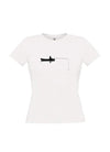 Damen T-Shirt - Angelboot - 100% Baumwolle ÖkoTex Handmade - Laake®