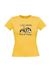 Damen T-Shirt - I Love Camping - 100% Baumwolle ÖkoTex Handmade - Laake®