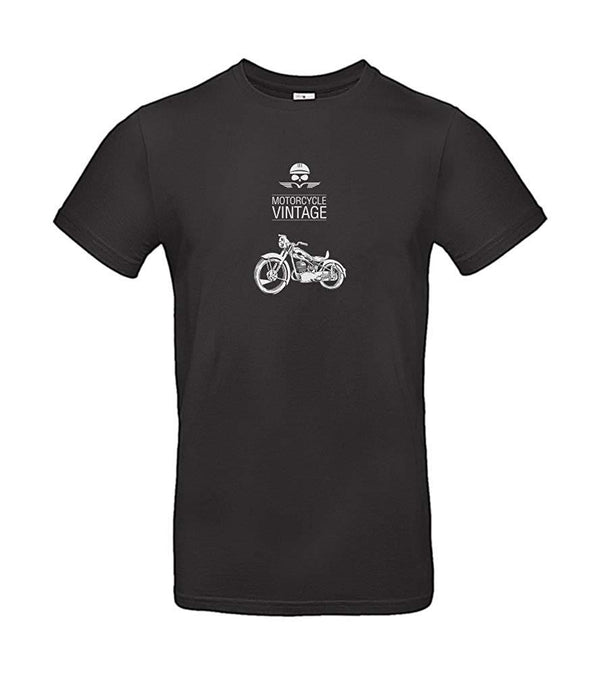 Herren T-Shirt - Motorrad Vintage Motorcycle - 100% Baumwolle ÖkoTex Handmade - Laake®