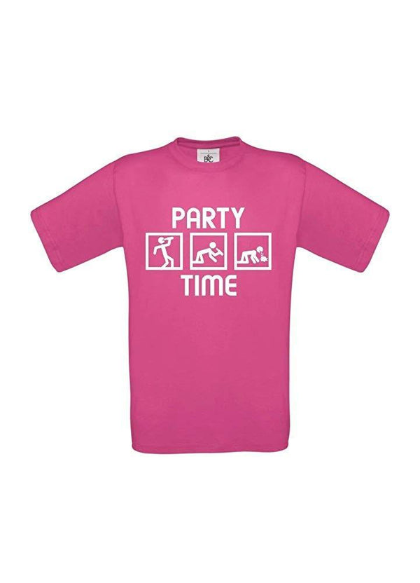 Männer T-Shirt - Party Time - 100% Baumwolle ÖkoTex Handmade - Laake®