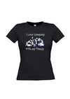 Damen T-Shirt - I Love Camping - 100% Baumwolle ÖkoTex Handmade - Laake®