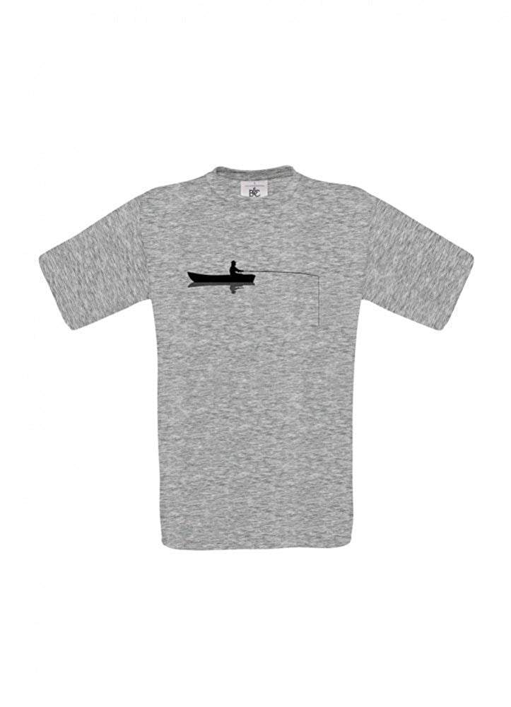Männer T-Shirt - Angelboot - 100% Baumwolle ÖkoTex Handmade - Laake®
