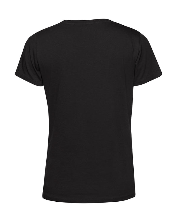Laake Women Organic T-Shirts Design Themselves and Have Them Printed Online Personalized on Both Sides (Black)