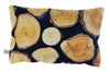 Swiss stone pine cushion Cotton tree slices filled with Tyrolean pine wood | Dimensions: 30 x 20 x 9 cm
